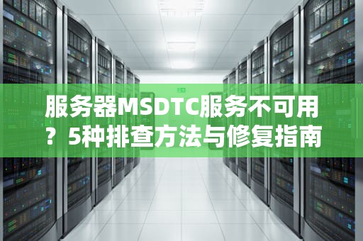 服务器MSDTC服务不可用？5种排查方法与修复指南