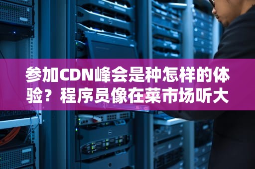参加CDN峰会是种怎样的体验？程序员像在菜市场听大妈聊核聚变