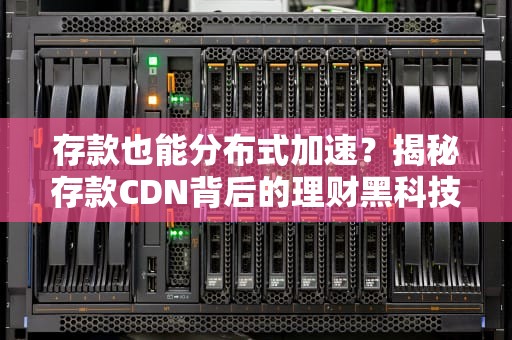 存款也能分布式加速？揭秘存款CDN背后的理财黑科技！
