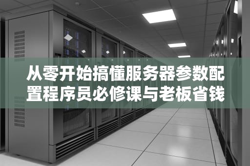 从零开始搞懂服务器参数配置程序员必修课与老板省钱指南