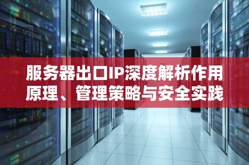 服务器出口IP深度解析作用原理、管理策略与安全实践
