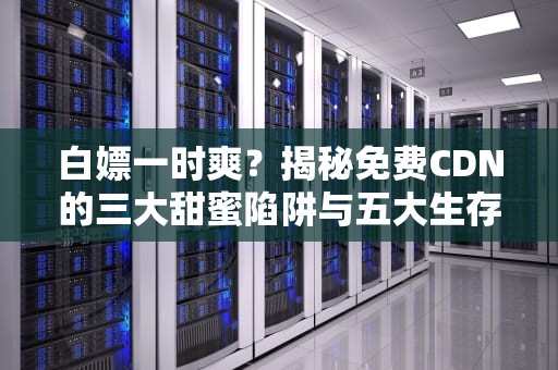 白嫖一时爽？揭秘免费CDN的三大甜蜜陷阱与五大生存法则