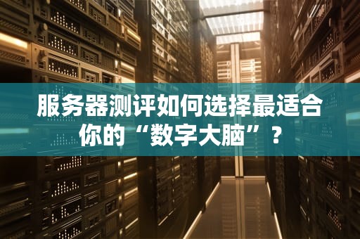 服务器测评如何选择最适合你的“数字大脑”？
