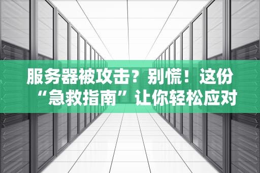 服务器被攻击？别慌！这份“急救指南”让你轻松应对！