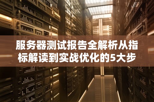 服务器测试报告全解析从指标解读到实战优化的5大步骤