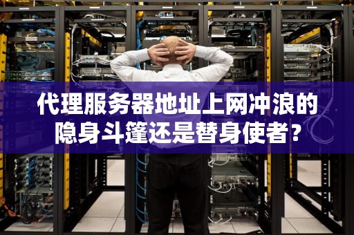 代理服务器地址上网冲浪的隐身斗篷还是替身使者？