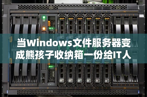当Windows文件服务器变成熊孩子收纳箱一份给IT人的硬核避坑指南