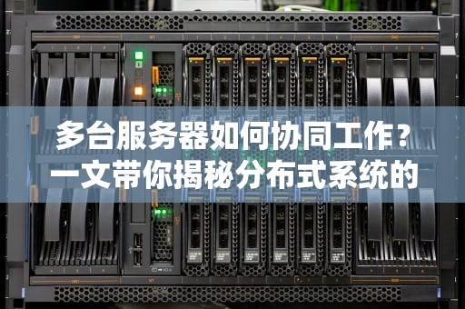 多台服务器如何协同工作？一文带你揭秘分布式系统的奥秘