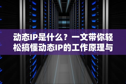 动态IP是什么？一文带你轻松搞懂动态IP的工作原理与应用场景