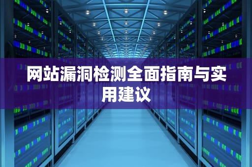 网站漏洞检测全面指南与实用建议