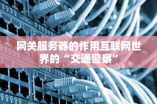 网关服务器的作用互联网世界的“交通警察”
