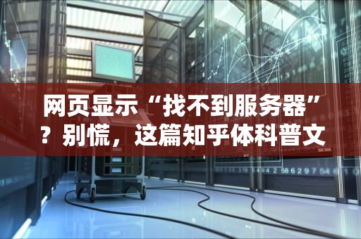 网页显示“找不到服务器”？别慌，这篇知乎体科普文带你轻松解决！