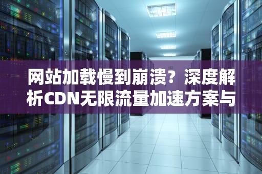 网站加载慢到崩溃？深度解析CDN无限流量加速方案与技术实践