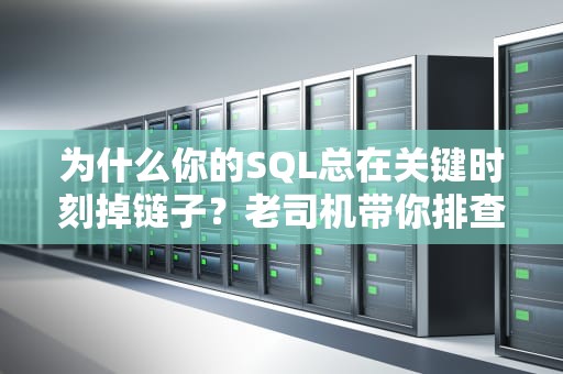 为什么你的SQL总在关键时刻掉链子？老司机带你排查连接失败六大坑