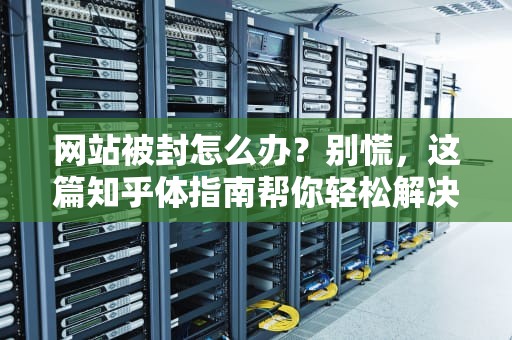 网站被封怎么办？别慌，这篇知乎体指南帮你轻松解决！