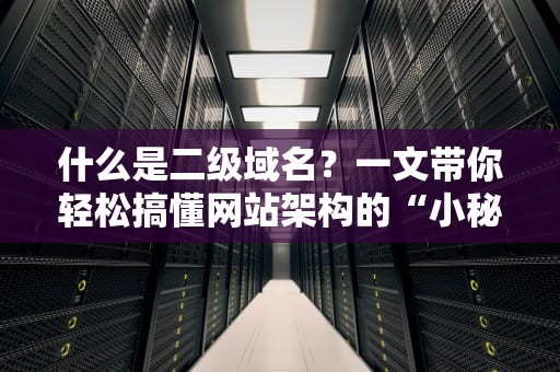 什么是二级域名？一文带你轻松搞懂网站架构的“小秘密”