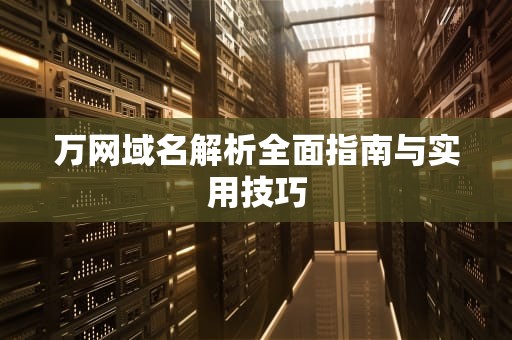 万网域名解析全面指南与实用技巧