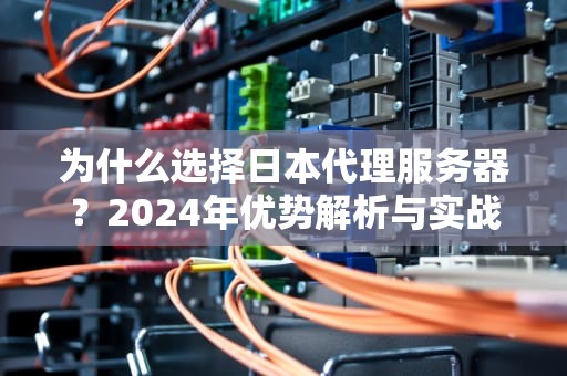 为什么选择日本代理服务器？2024年优势解析与实战指南