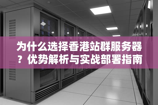 为什么选择香港站群服务器？优势解析与实战部署指南