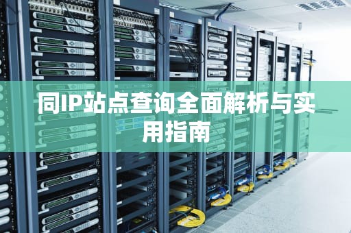 同IP站点查询全面解析与实用指南