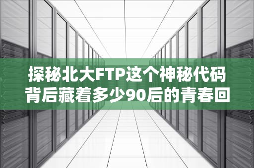 探秘北大FTP这个神秘代码背后藏着多少90后的青春回忆？
