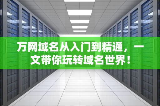 万网域名从入门到精通，一文带你玩转域名世界！