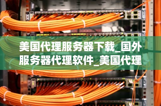 美国代理服务器下载_国外服务器代理软件_美国代理服务器下载：实现全球网络访问的利器
