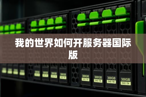 我的世界如何开服务器国际版