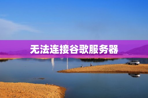 无法连接谷歌服务器