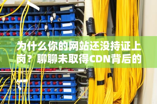 为什么你的网站还没持证上岗？聊聊未取得CDN背后的五大暴击伤害
