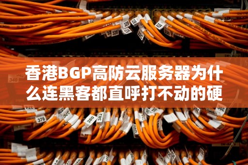 香港BGP高防云服务器为什么连黑客都直呼打不动的硬核存在？