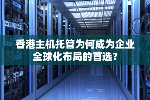 香港主机托管为何成为企业全球化布局的首选？