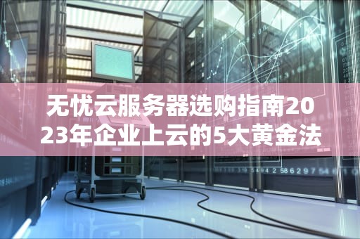 无忧云服务器选购指南2023年企业上云的5大黄金法则