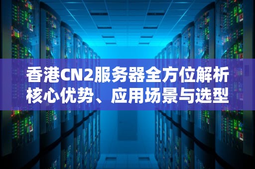 香港CN2服务器全方位解析核心优势、应用场景与选型指南（2024实战版）