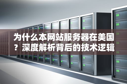 为什么本网站服务器在美国？深度解析背后的技术逻辑与用户体验优化