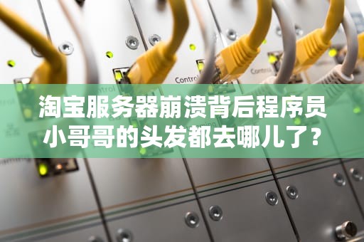 淘宝服务器崩溃背后程序员小哥哥的头发都去哪儿了？