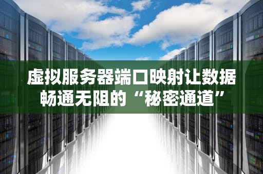虚拟服务器端口映射让数据畅通无阻的“秘密通道”