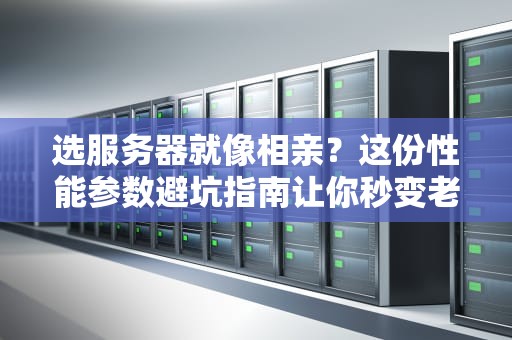 选服务器就像相亲？这份性能参数避坑指南让你秒变老司机！