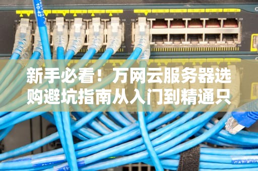 新手必看！万网云服务器选购避坑指南从入门到精通只需三步