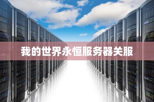 我的世界永恒服务器关服