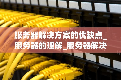 服务器解决方案的优缺点_服务器的理解_服务器解决方案的优缺点