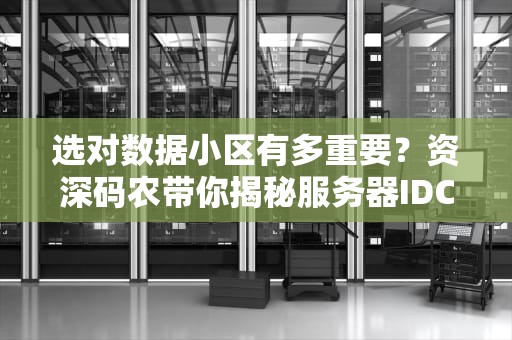 选对数据小区有多重要？资深码农带你揭秘服务器IDC的十八般武艺