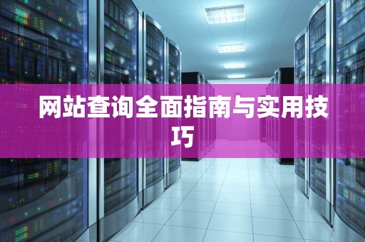 网站查询全面指南与实用技巧