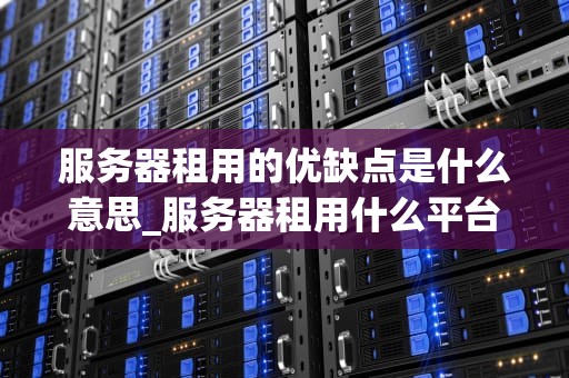 服务器租用的优缺点是什么意思_服务器租用什么平台好_服务器租用的优缺点分析