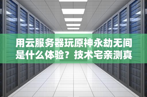 用云服务器玩原神永劫无间是什么体验？技术宅亲测真香但坑多！