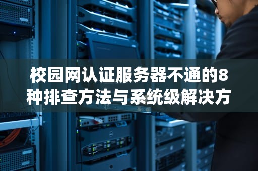 校园网认证服务器不通的8种排查方法与系统级解决方案
