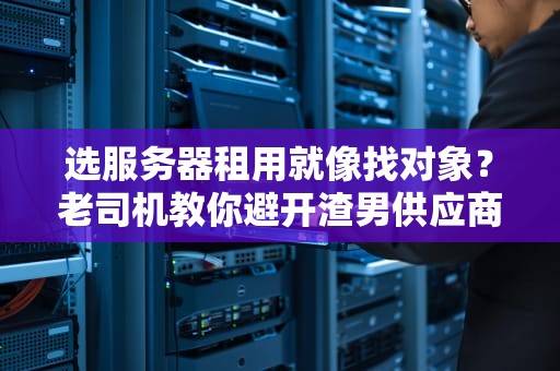 选服务器租用就像找对象？老司机教你避开渣男供应商的5个狠招