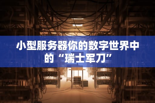 小型服务器你的数字世界中的“瑞士军刀”