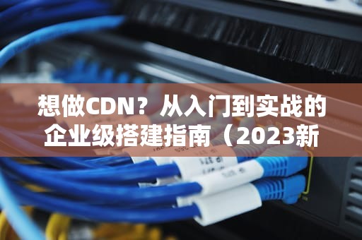 想做CDN？从入门到实战的企业级搭建指南（2023新版）