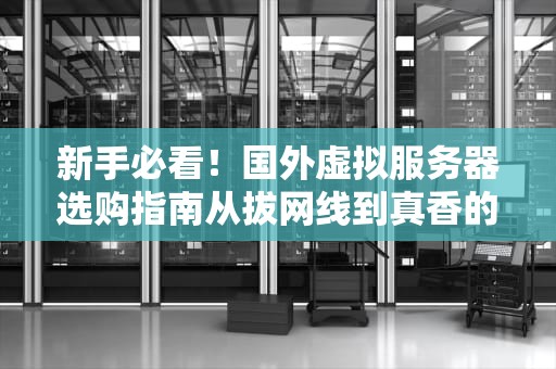 新手必看！国外虚拟服务器选购指南从拔网线到真香的避坑百科全书